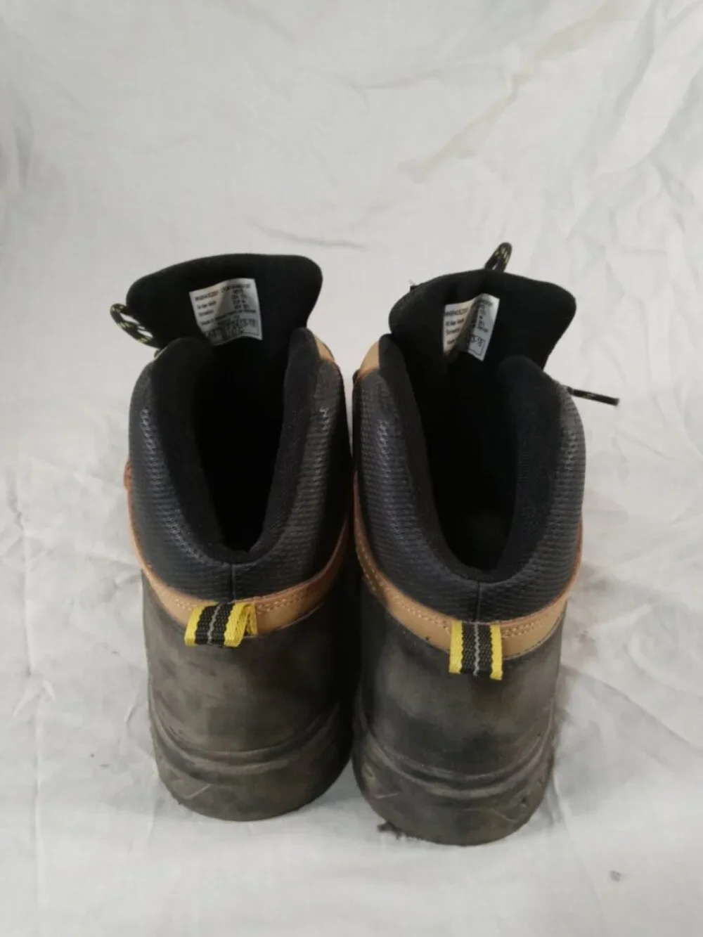 Brahma Men's Appaloosa Brown Black Steel Toe Work Boots Size 10.5 in Good Cond